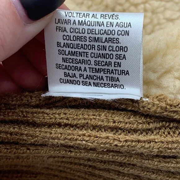 Charter Club Brown Faux Suede & Fur Vest - Picture 6 of 6